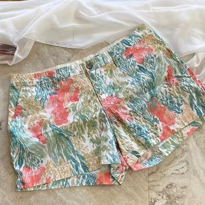 Coral Reef print chino shorts